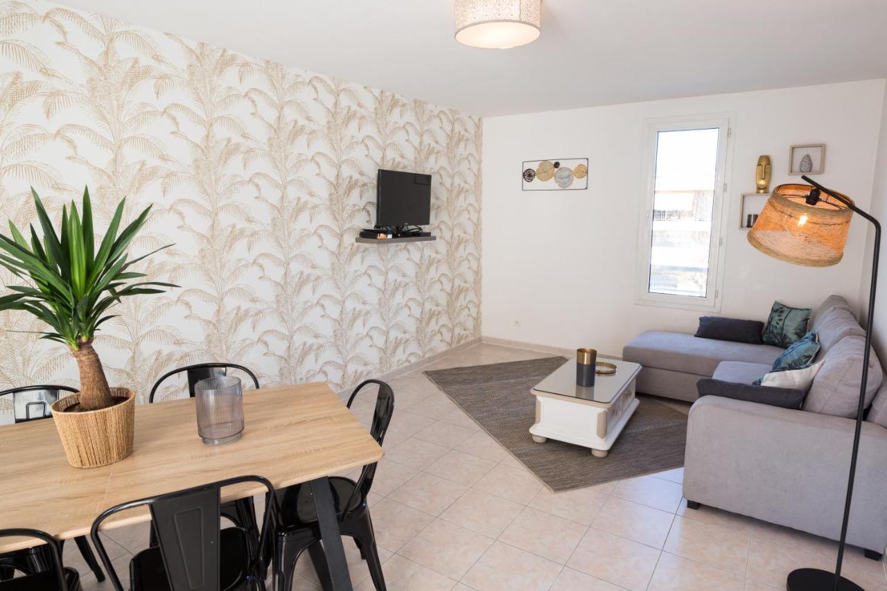 Appartement 55M2, Tres Proche Plage, Hippodrome, Tous Commerces Cagnes-sur-Mer Kültér fotó